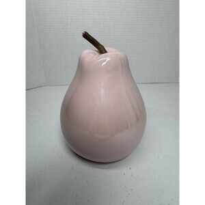 Large Decorative Pink Pear Fruit Display Object At Home